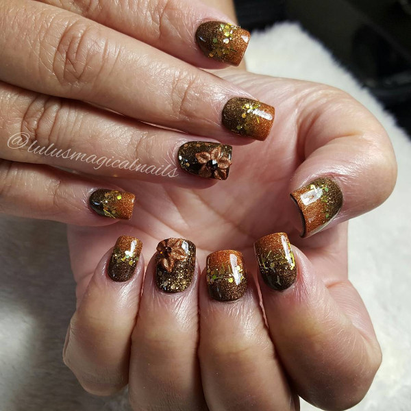 Thanksgiving Nail Art Ideas